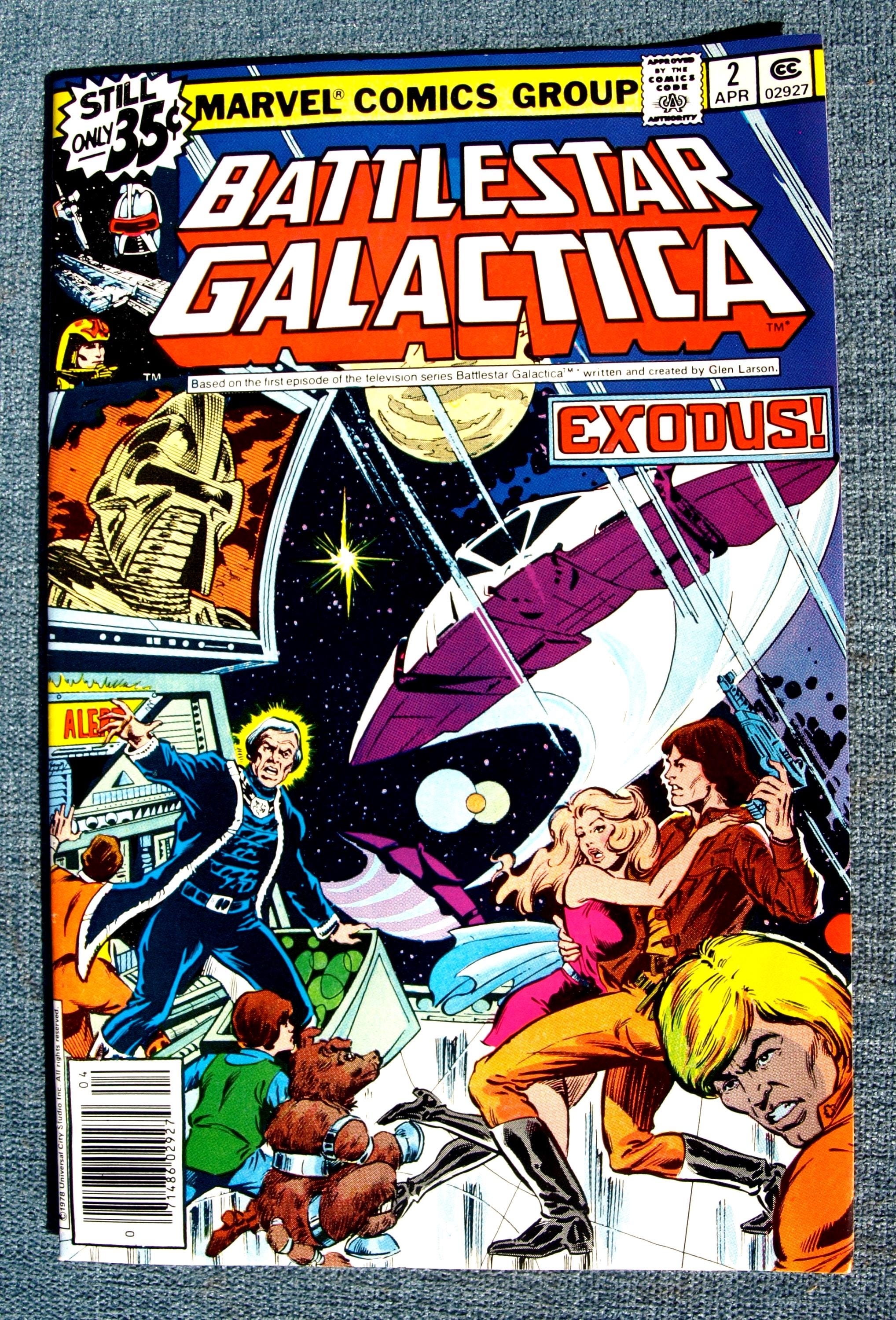 Battlestar Galactica Exodus Vol. 1 #2 Marvel Comic Book 1979 - NM - Etsy