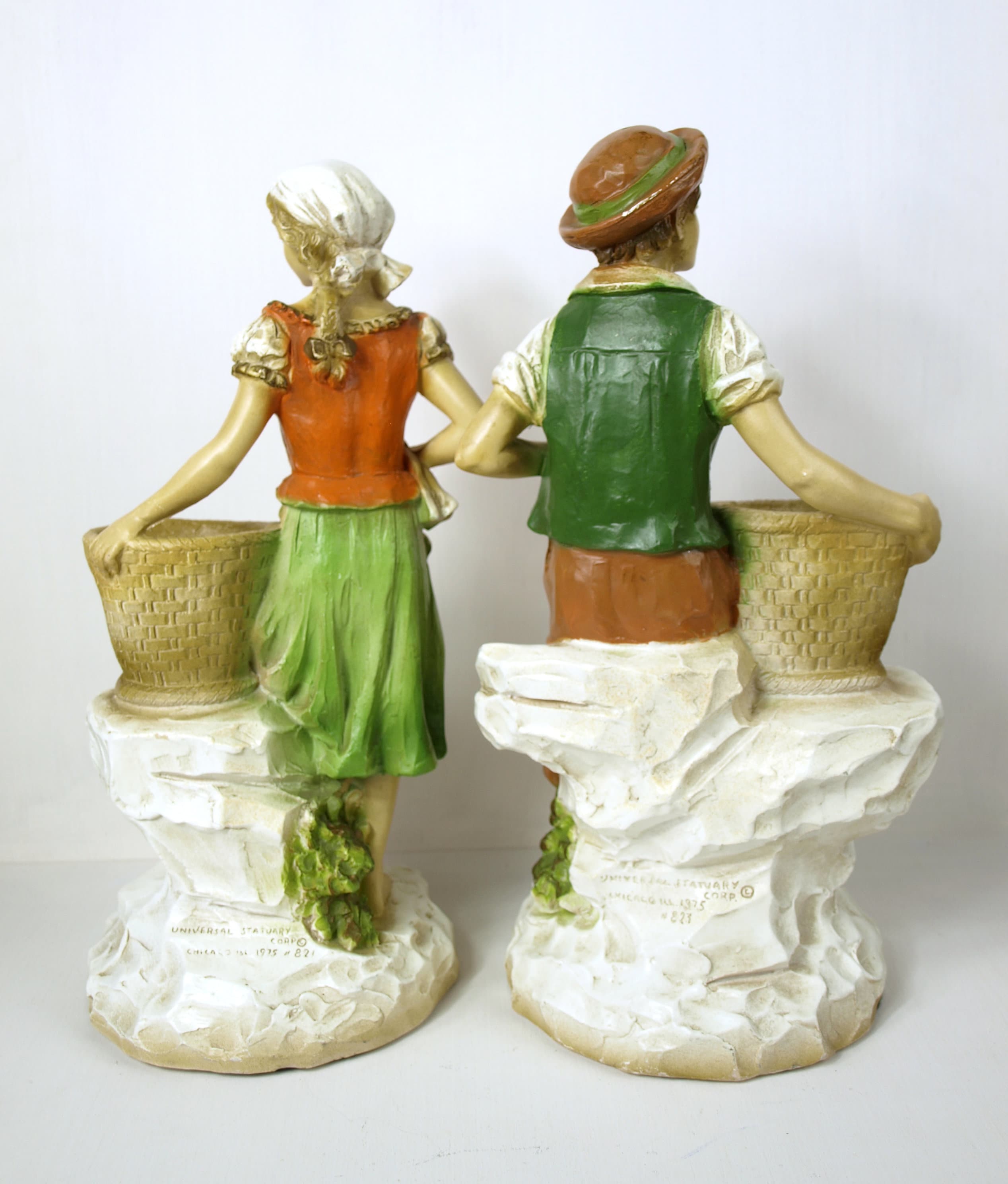 Vintage Universal Statuary Corp - Traditional Irish Youth Statues