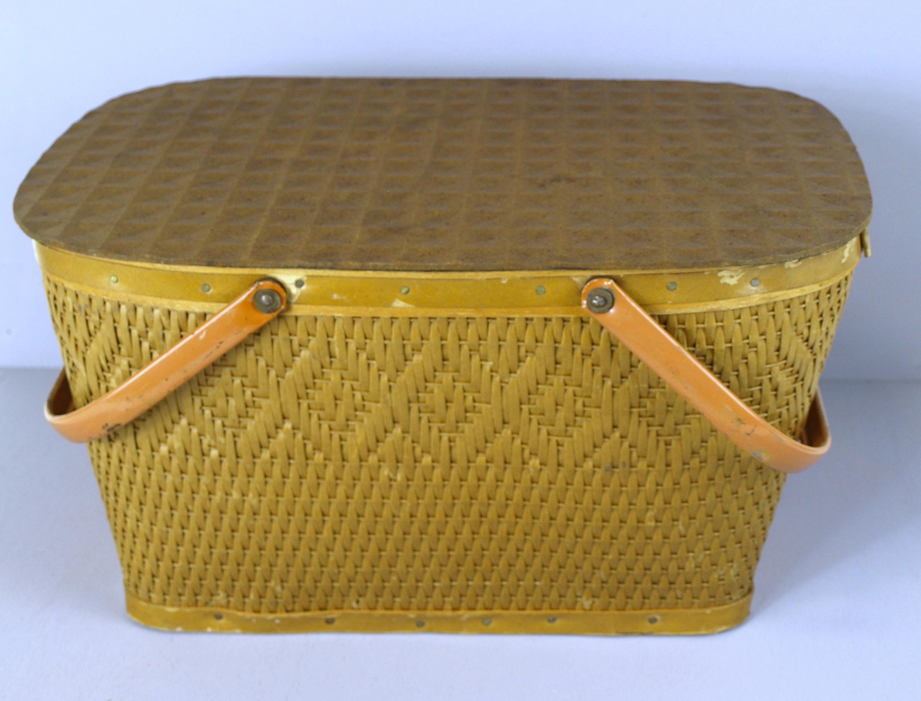 Vintage Redman Picnic Baskets - Etsy