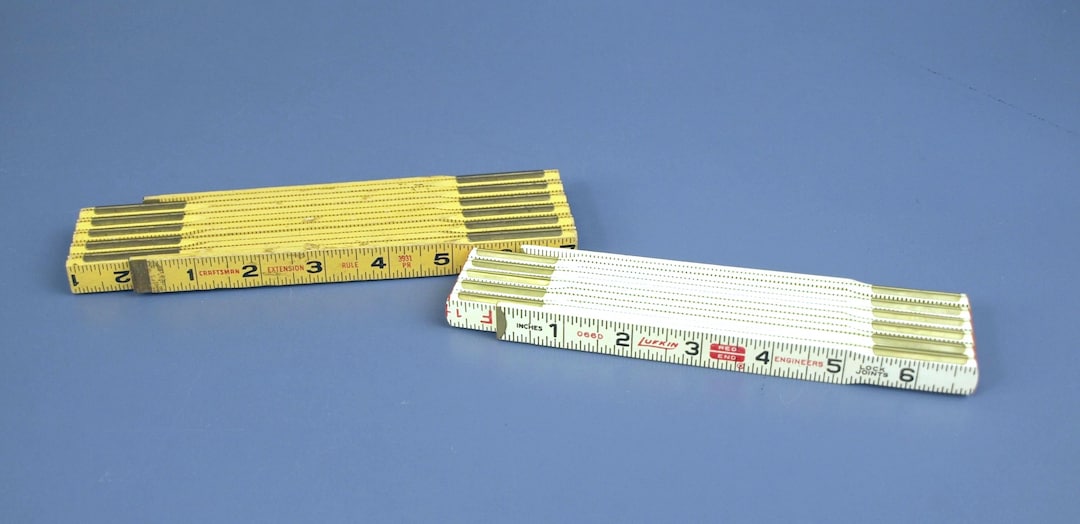 Vintage Wooden Folding Rulers Lufkin Red End Engineers Lock Joint ...