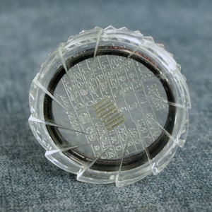 Vintage HOYA 49mm Skylight (1A) Filter in Original Case with Factor Guide on Back - Made in Japan