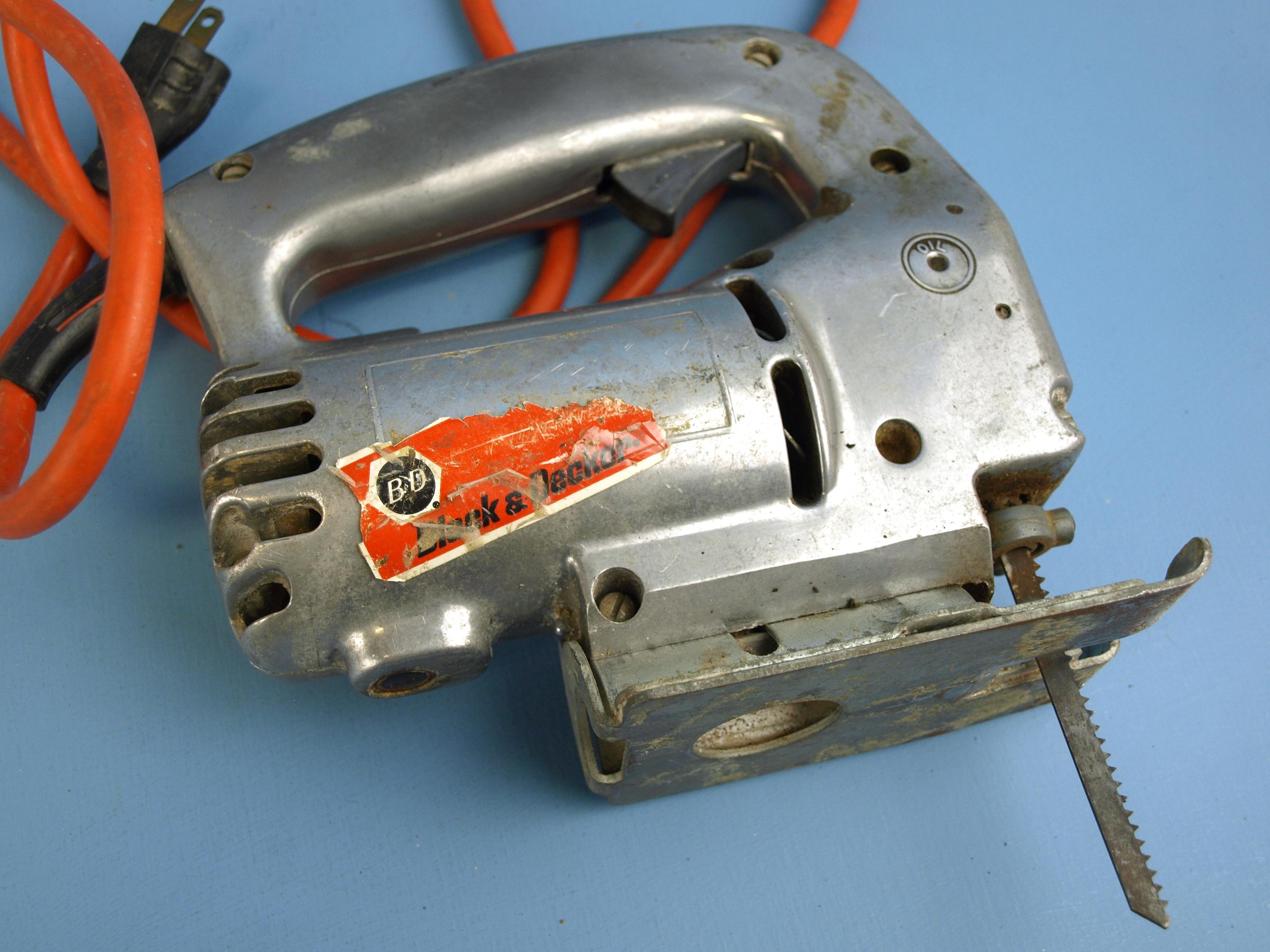 Vintage Black & Decker Super Deluxe Jig Saw No. U-257 Vintage Black & Decker Super Deluxe Jig Saw No. U-257