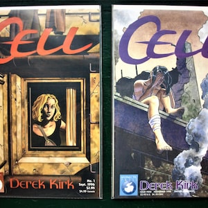 Cell Comics Issues No. 1 and 2 (1996) by Derek Kirk and Antartic Press - NM