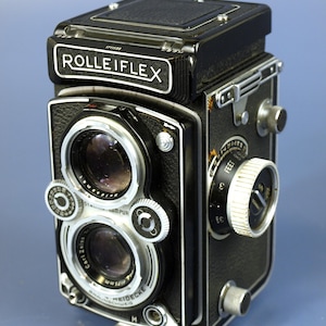 Rolleiflex 3.5B TLR Automat MX-EVS Film Camera w/ 75mm CarlZeiss 35mm Tessar Lens - Semi Tested, Appears in Great Condition
