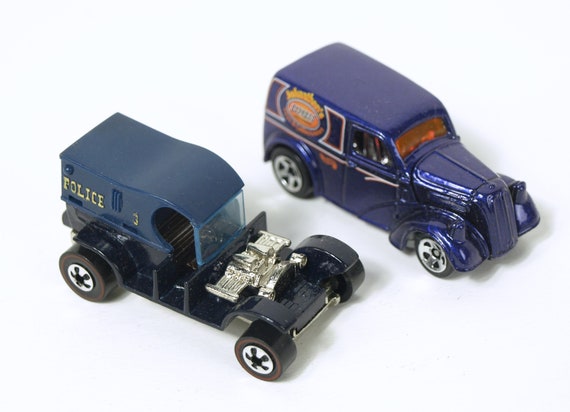 Vintage Hot Wheels Collection - 2 Cars: 1969 Redline Paddy Wagon