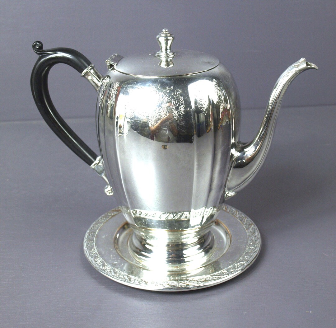 Vintage Rare Wm A Rogers Gainsborough Silverplate Over Copper