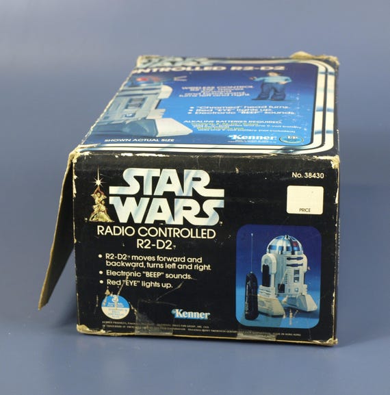Vintage 1978 Kenner Star Wars Radio Controlled R2-D2 W Box & Rare