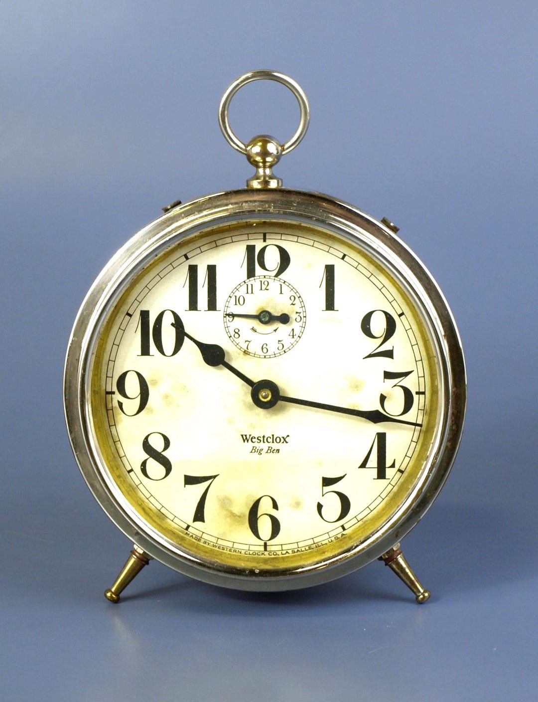 Antique Westclox Big Ben Wind-up Alarm Clock by Western Clock Co