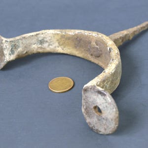 Scarce Antique Cast Iron Gutter or Down Spout - Reclaimed Hardware - Circa 1800&#39;s