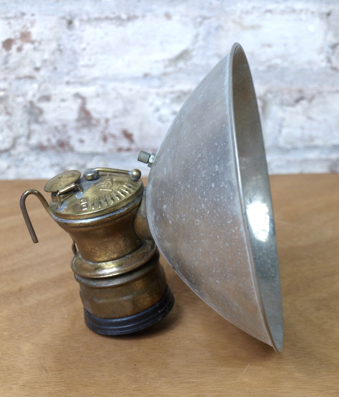 Vintage Autolite Carbide Miners Lamp, Universal Lamp Co. Circa 1930's