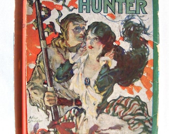 The Black Hunter by James Oliver Curwood 1926 HC w DJ Novel Book
