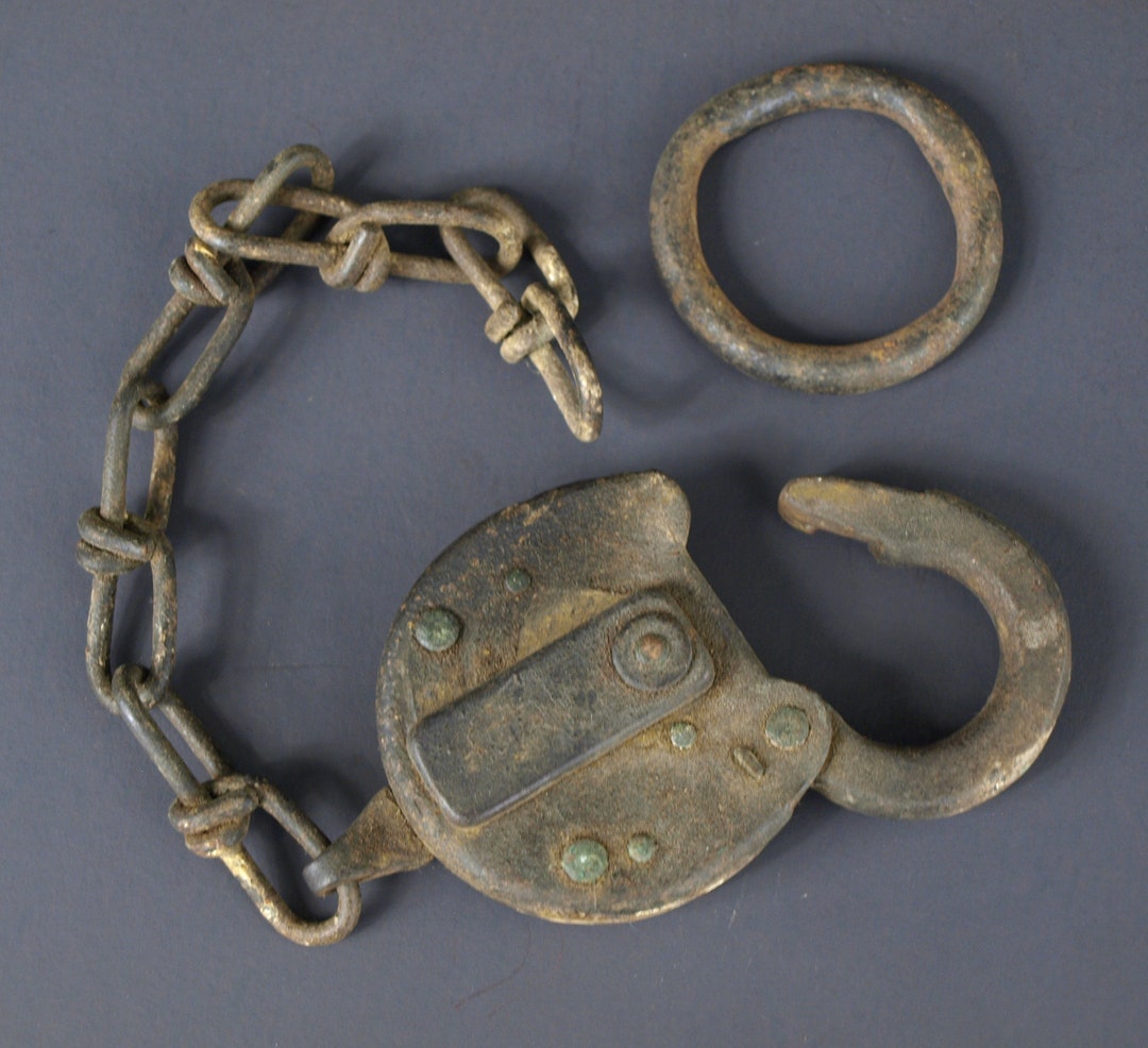 Antique Late 1800’s E. T. Fraim Lancaster Iron Railroad Padlock With