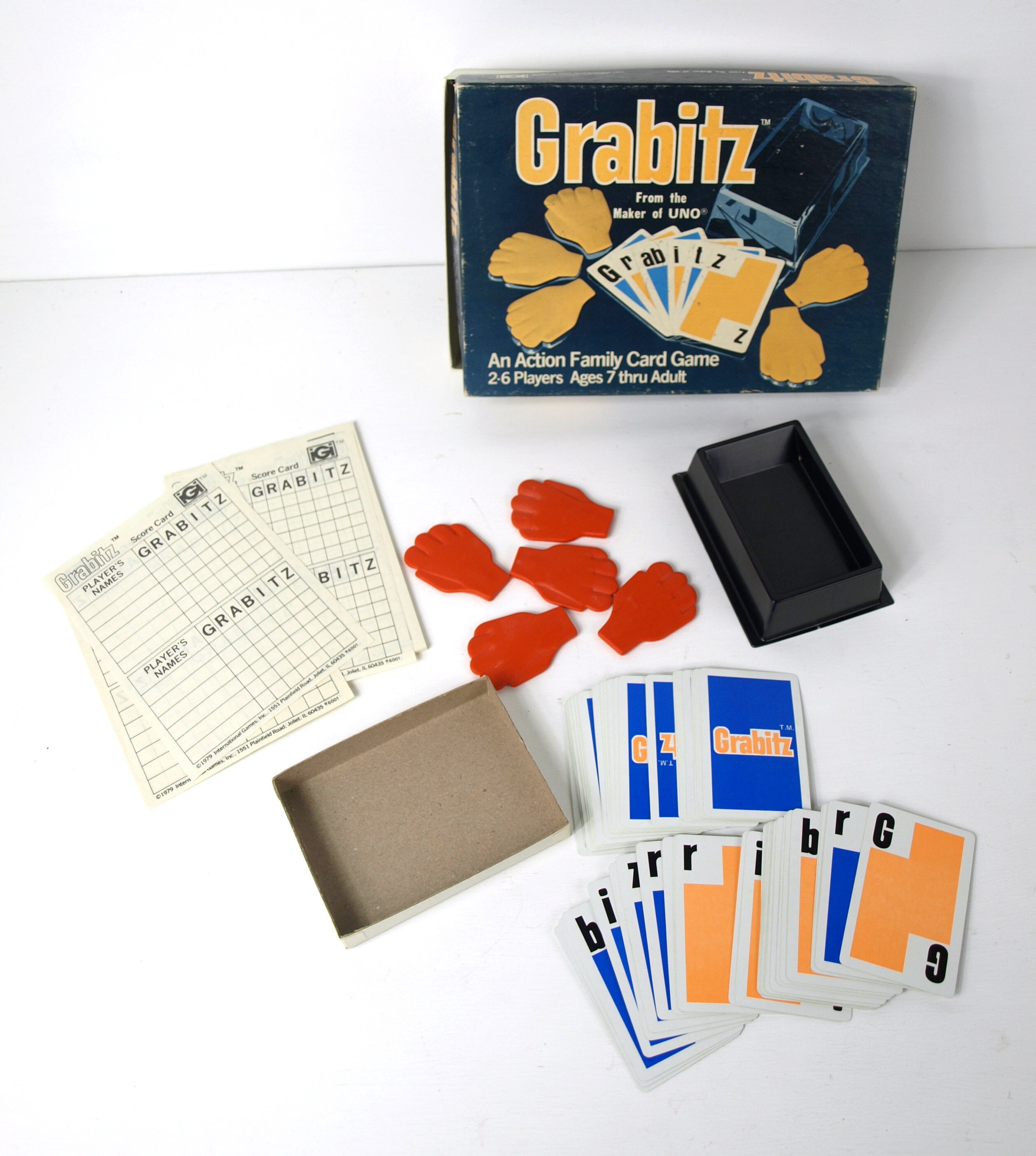 海外購入　年代物　UNO 1979年製 カードゲーム 1979年ヴィンテージ グラビッツ アクション ファミリーカードゲーム