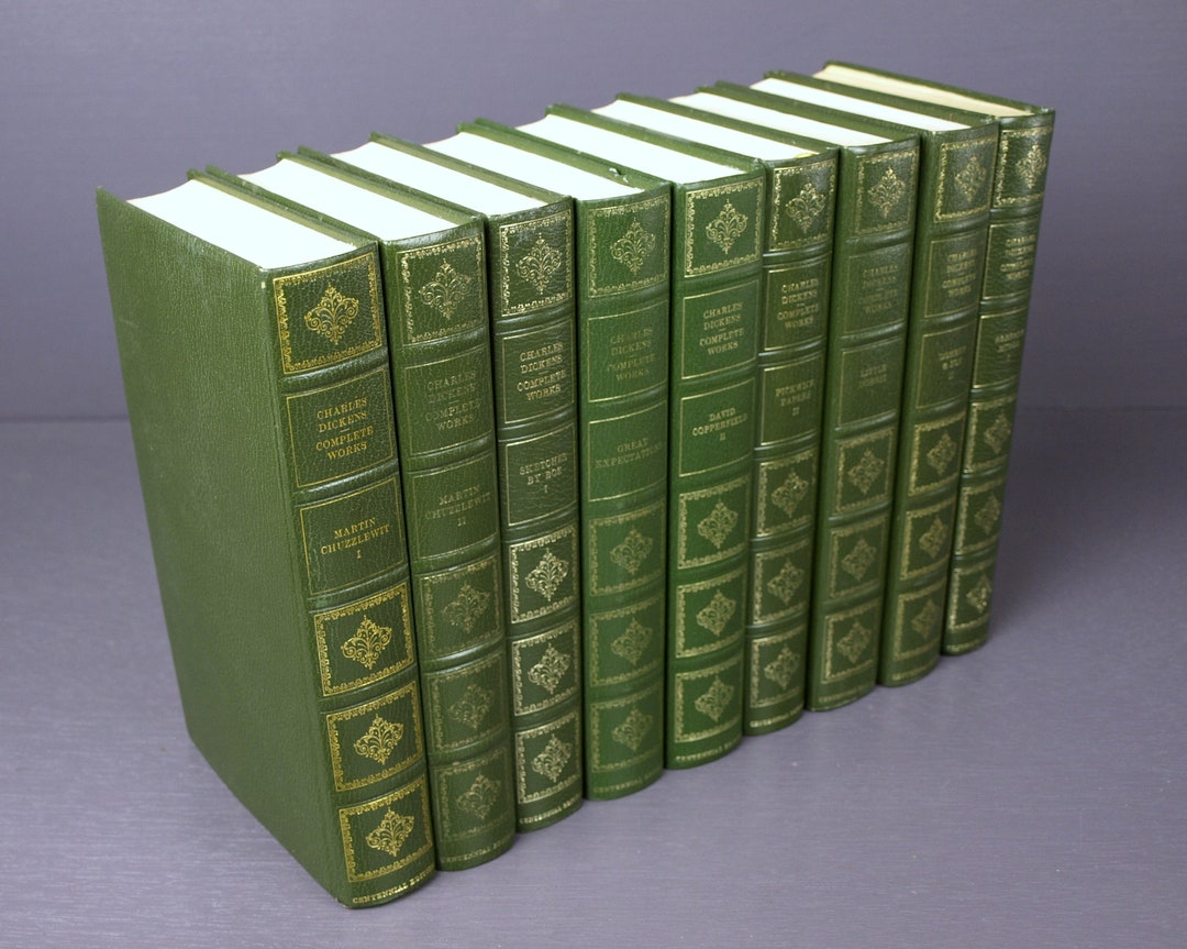 Charles Dickens Complete Works Centennial Edition Book Set With 9