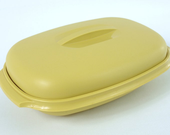 Tupperware Large Season Serve Marinade Container Paprika Orange Plastic