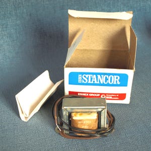 Stancor Miniaturized Control Transformer P-8392  - primary 117 V 60hz secondary 12 V @ 700MA