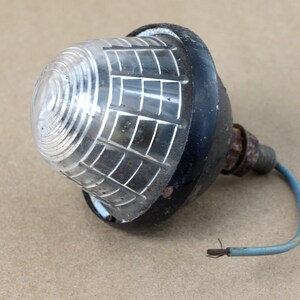 Vintage Arrow 3104 Clear Bullet Back Up Light for Unknown Vehicle - Lens and Housing