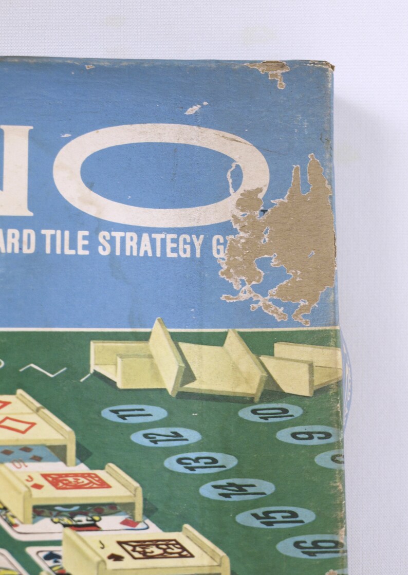 Vintage Cardino Exciting Card Tile Strategy Game by Milton Bradley ...