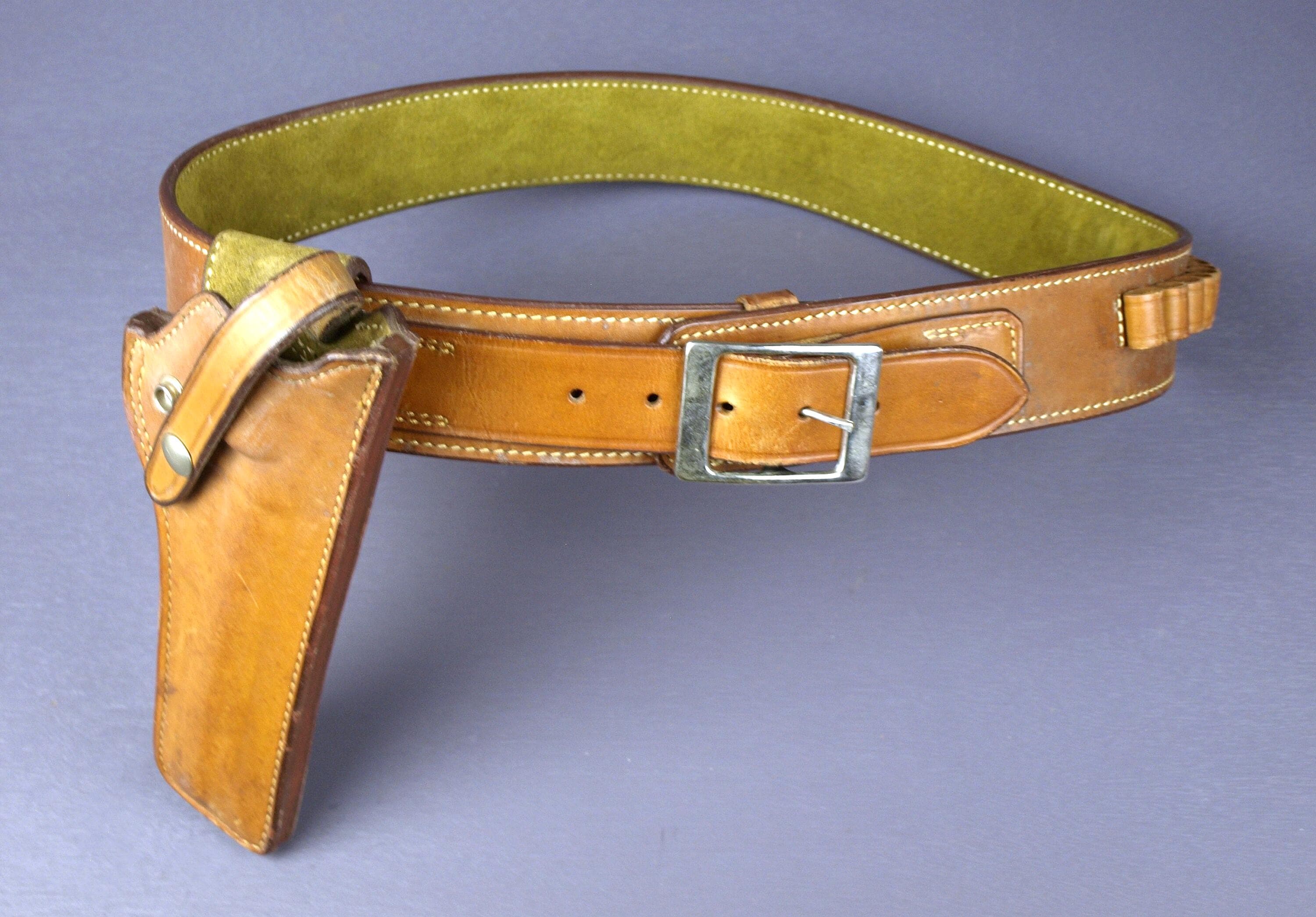 Vintage Safariland Lawman Western Leather Belt Holster