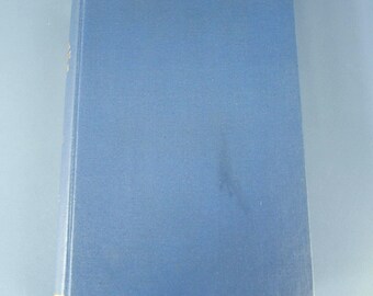 Vintage 1934 National Geographic Magazine Bound Volume LXVI July-Dec, Blue Library Cloth Hardcover, Gold Spine Gilt, Mid-Century Decor