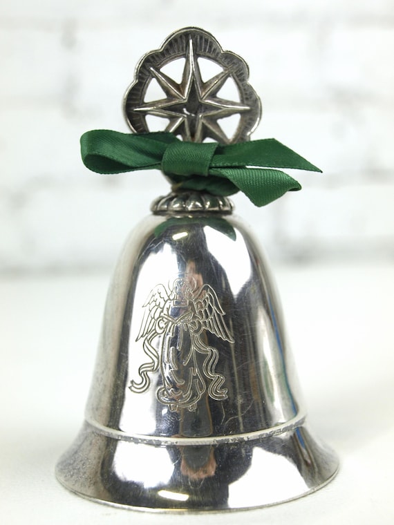 Vintage Songs of Christmas Silver Plated Musical Bell, Kirk Stieff
