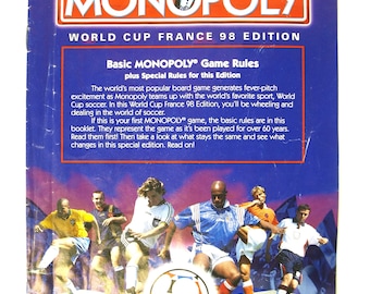 Jeu Subbuteo – Coupe Du Monde France 98 – Édition Rare (Incomplet) – Hasbro