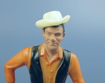 Vintage 1960 CBS Films Inc. Heartland TV Show Plastic Cowboy W