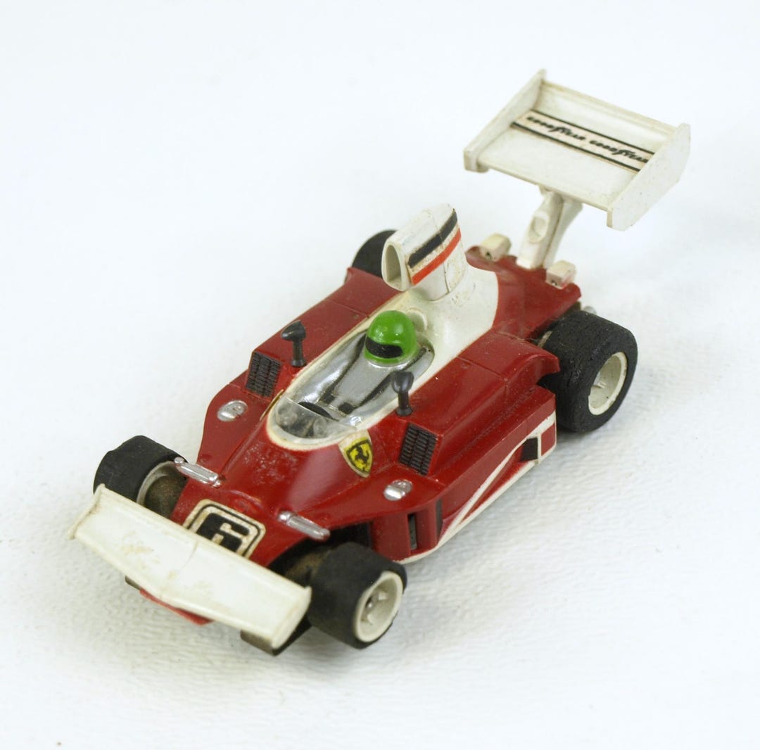 Vintage Aurora AFX G-plus Ferrari F-1 Slot Car, Circa 1970's in