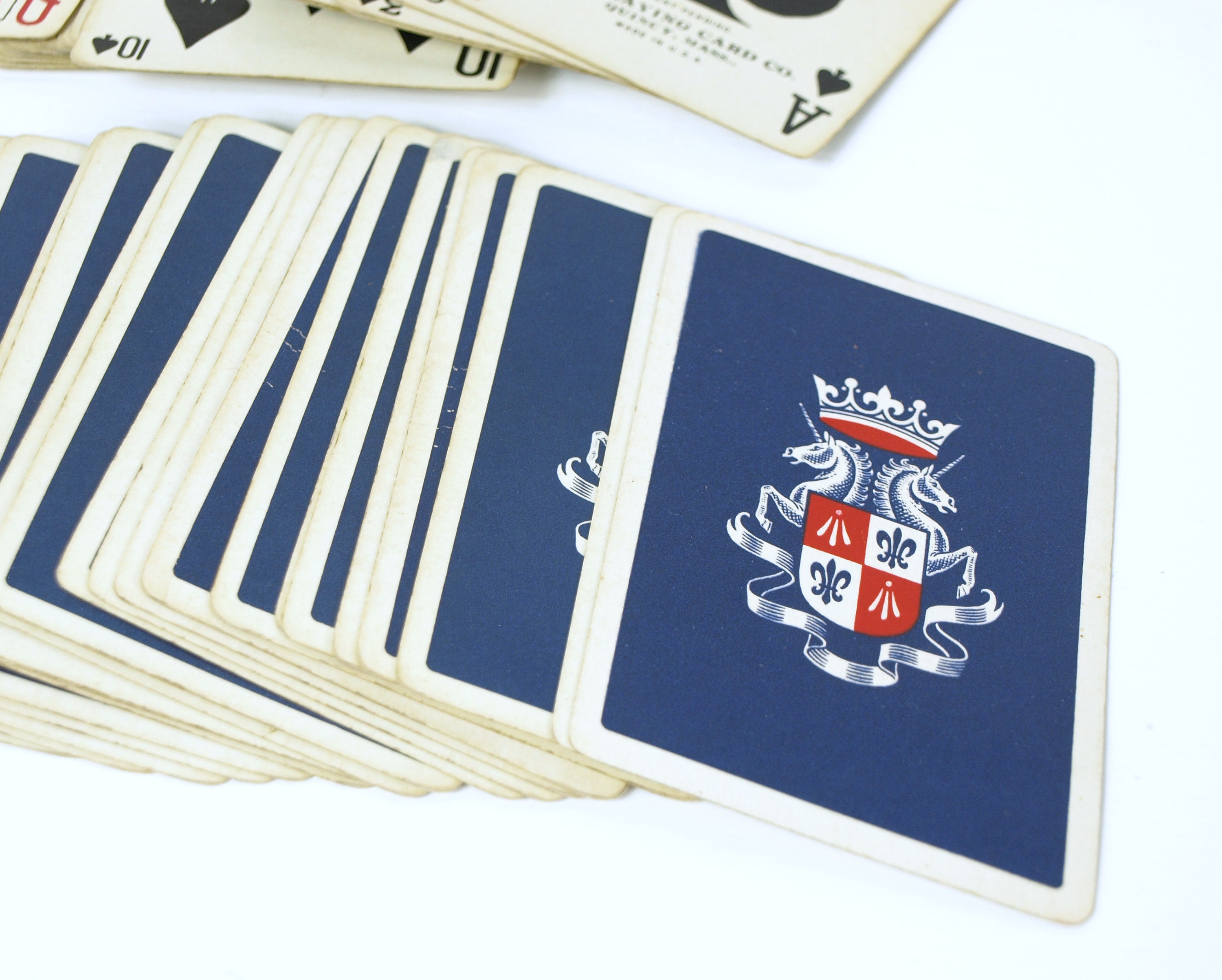 MASSA PLAYING CARDS 6個 Vintage E - Z Playing Cards - Skewed Rectangle / Diamond