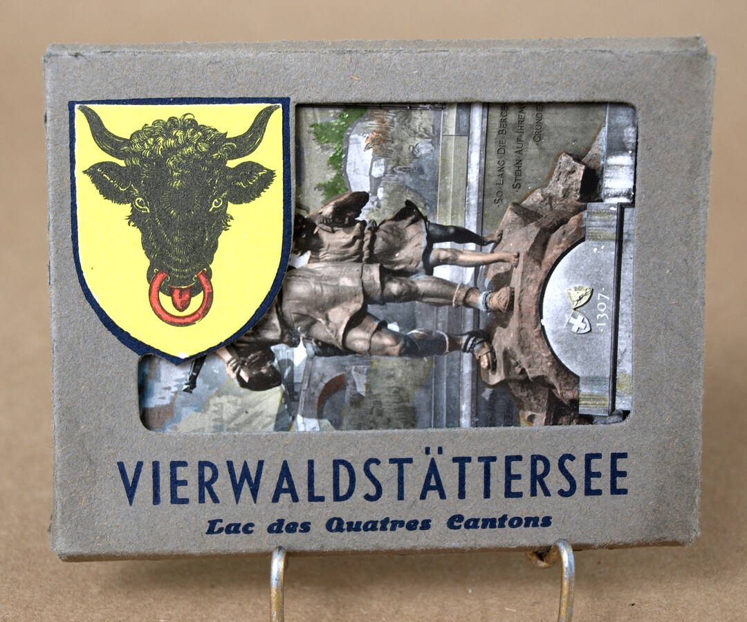 Vintage Souvenir Photo Collection vierwaldstattersee Lac Des Quatres