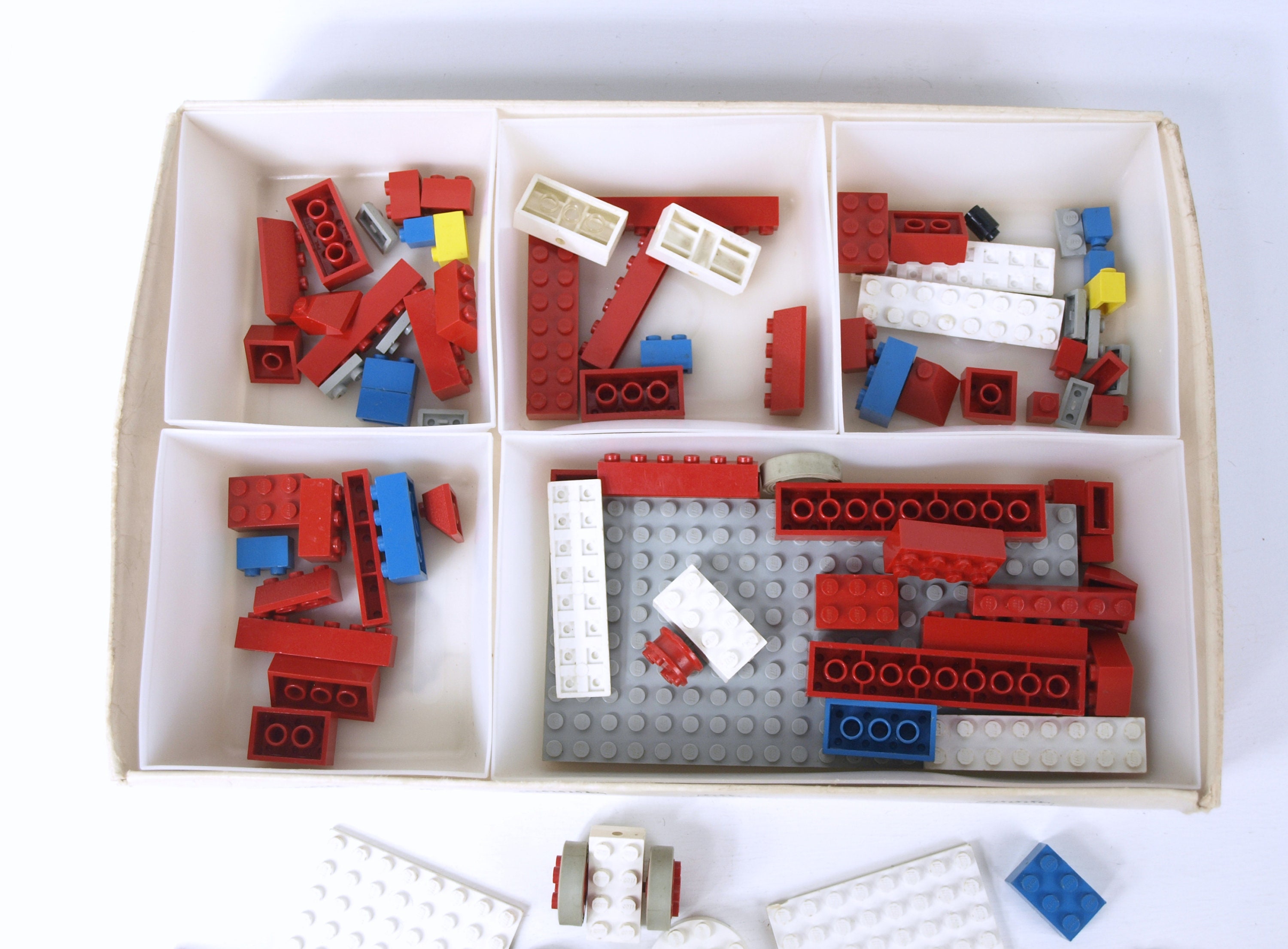 Vintage 1966 Lego Samsonite Building Toy # 021 Wheel Set In Good