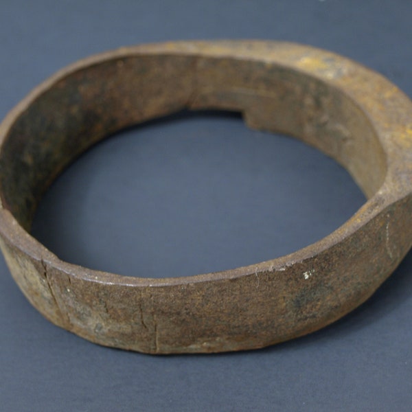 Antique Cast Iron Pipe Collar - Circa 1800's - 4.5" Diameter Opening; 5 1/8" Diameter Exterior - Architectural Salvage; Repurposing Material