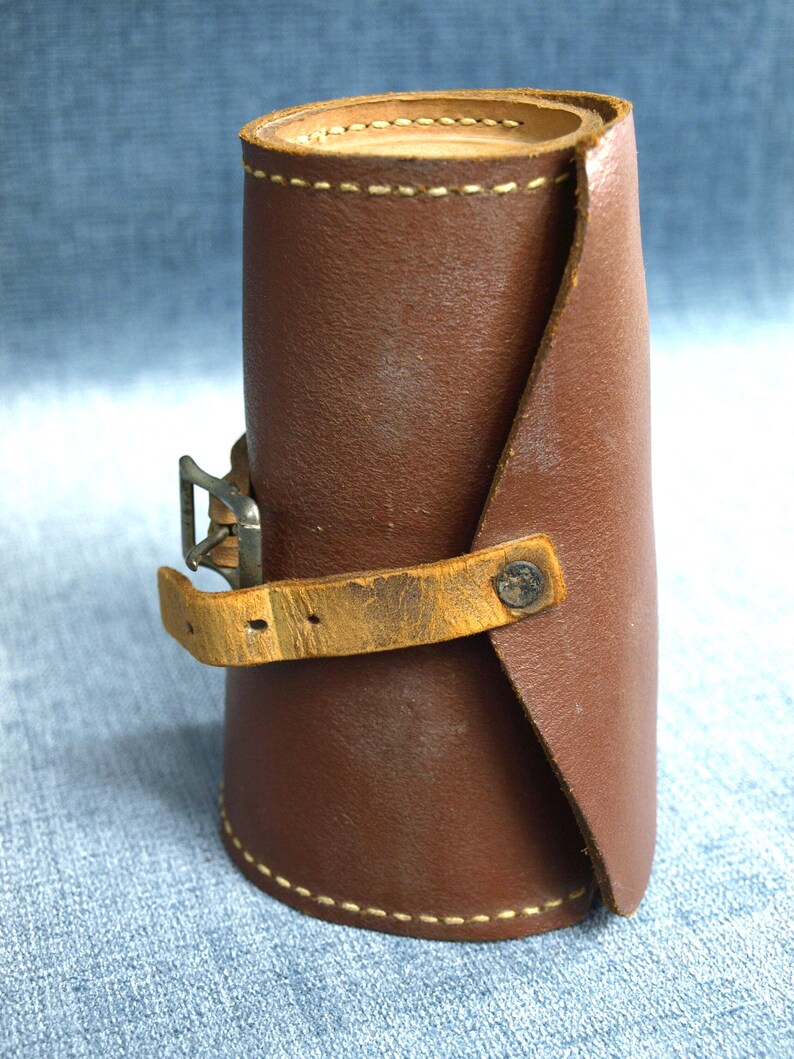 Vintage Greenlee No. 737 Knockout Punch Set for 1.5" & 2" Conduit with Leather Case in Good Condition image 7