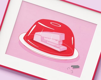 Digital Download - The Office Print - Stapler in Jelly