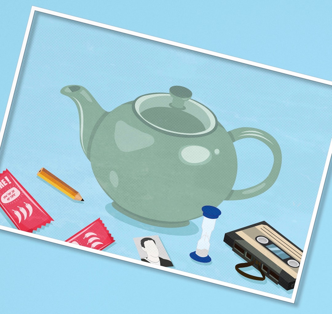 A4/A5 the Office US Pams Teapot Etsy