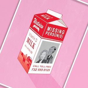 A4/A5 Wandavision Print - Milk Carton - Marvel Studios
