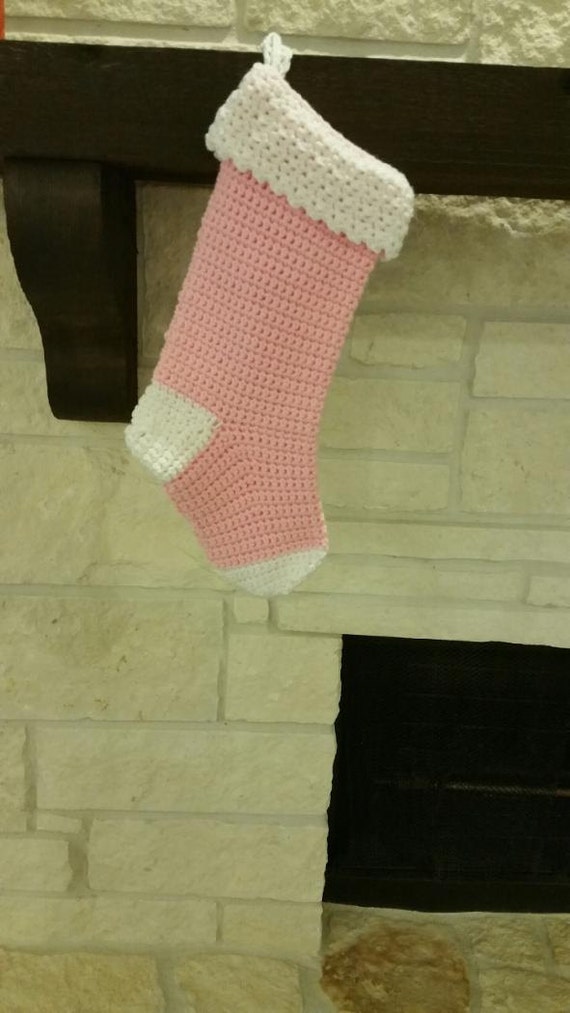 crocheted christmas stockings baby girl s first etsy