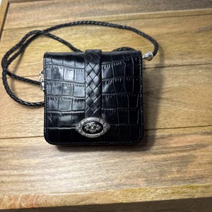 Cartera bandolera organizadora multibolsillos de cuero vintage Brighton