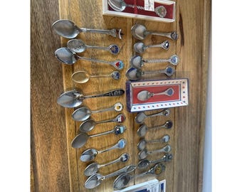 Vintage Souvenir Sammler Löffel Lot 25 Travel Wahrzeichen Schilder Mixed Styles