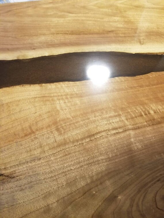 Sold Live Edge Table Top Resin River Table Wood Epoxy Resin Etsy