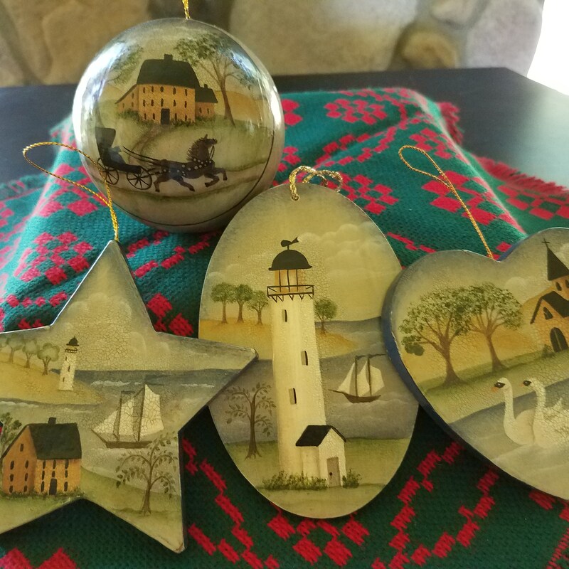 Primitive Christmas Ornaments Etsy