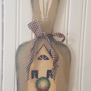 Christmas Decoration, Country Christmas Decoration, Farmhouse Christmas Decor, Primitive Christmas Decoration, Wood Decoration, Wall Decor