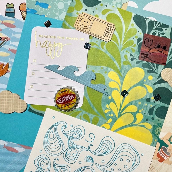 Chipboard Scrapbook Etsy