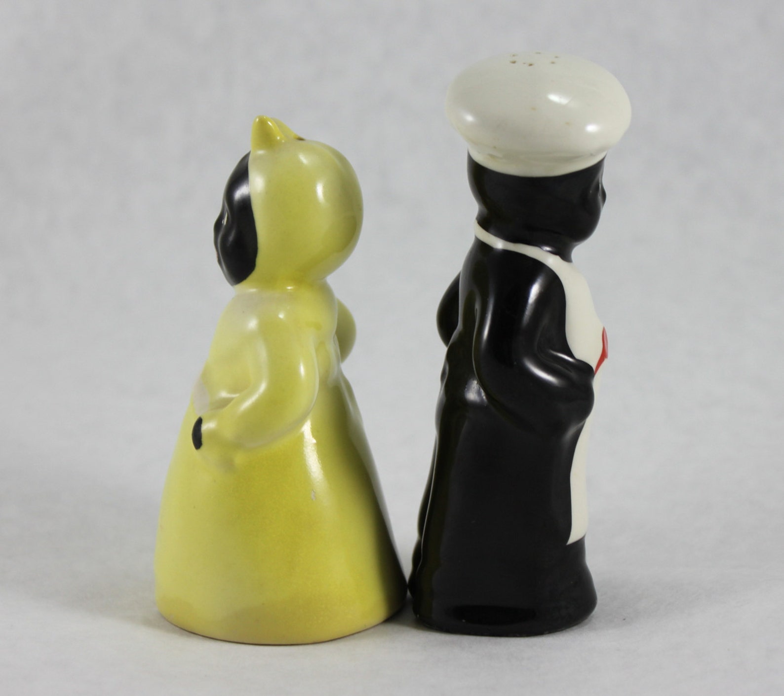 Black Americana Salt and Pepper Shaker Set / Mammy Pappy / Etsy