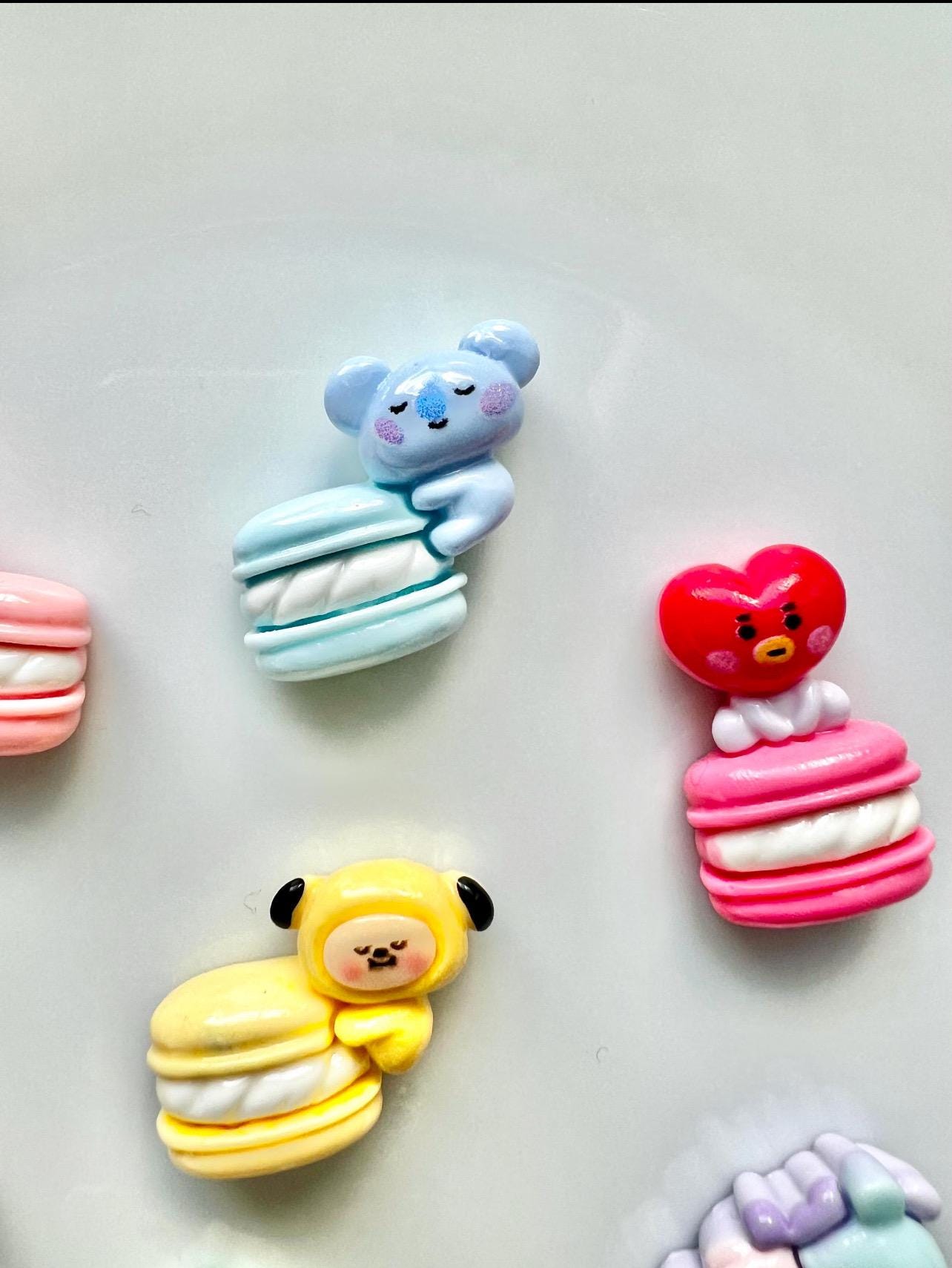 6 & 7 Piece Charm Set BT21, BTS, Kawaii, Kpop, K-pop, Music