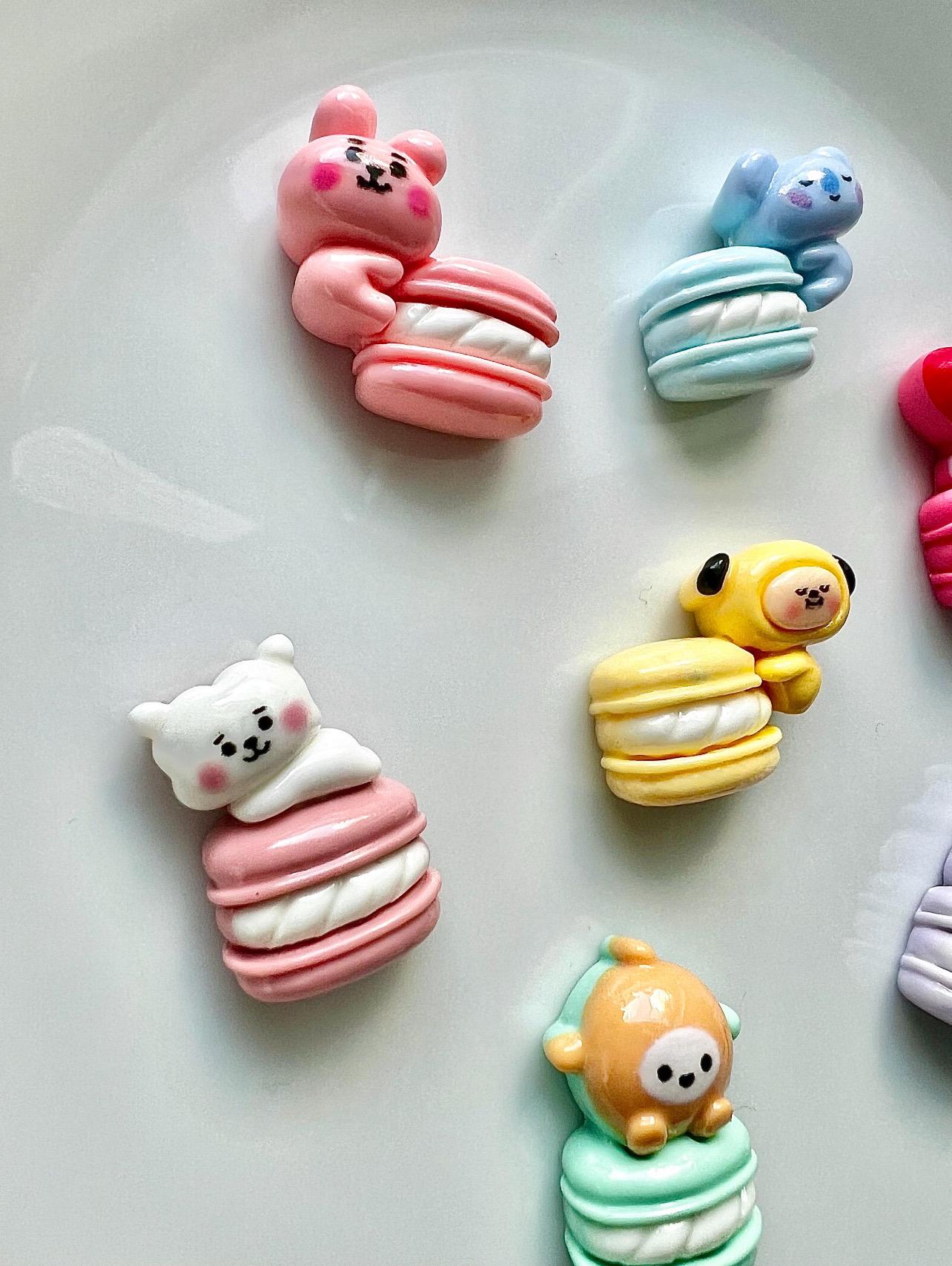 6 & 7 Piece Charm Set BT21, BTS, Kawaii, Kpop, K-pop, Music