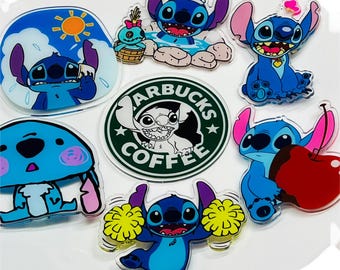 Large Stitch Acrylics, Acrylics, Decoden Supplies, Scrapbooking, Badge Reel, Bow Centers, Keychain Supplies, Phone Charm Supplies