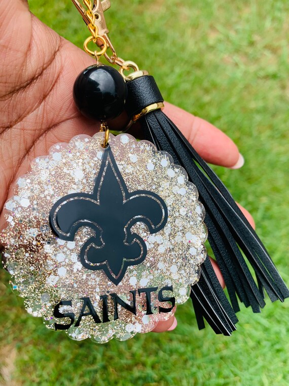 Personalized Scalloped Keychain, Accessories, Keychains Custom