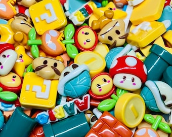 Super Hero Charms, Gaming Charm Set, Mushroom Charms, Decoden Charms, Cabochons, Jewelry Making Supplies, Phone charms, Slime Charms, Planar