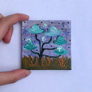 Fairy Lounge - Mini Acrylic Painting
